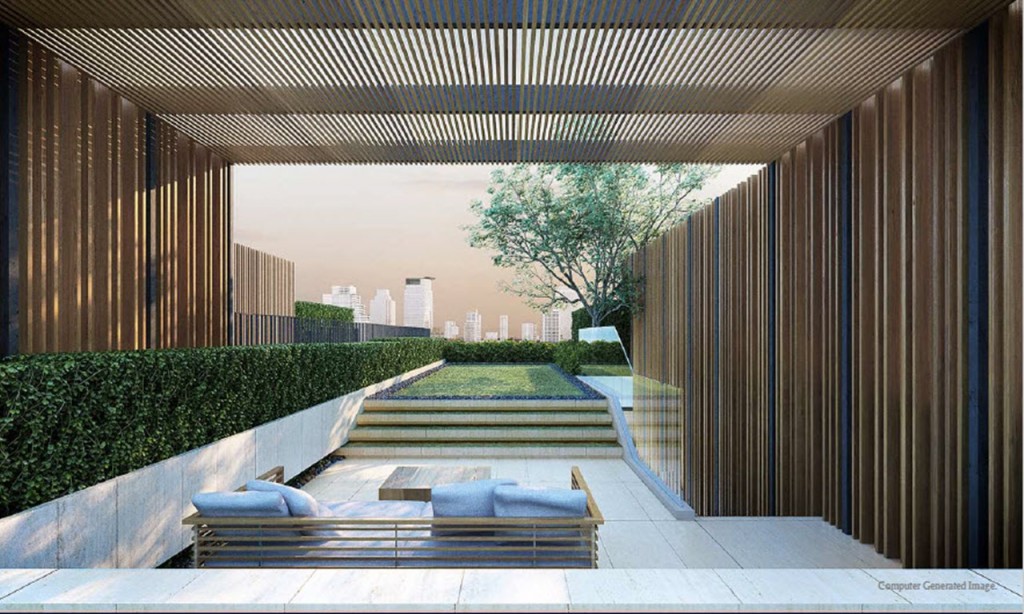 private rooftop garden