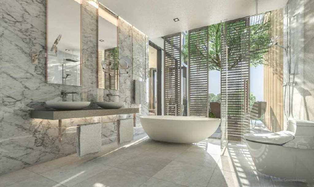 master bedroom with balcony