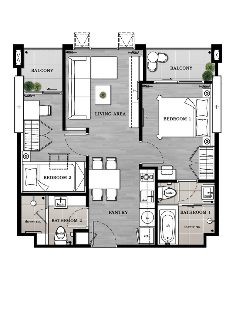 13_2 BEDROOMS C1 Suit