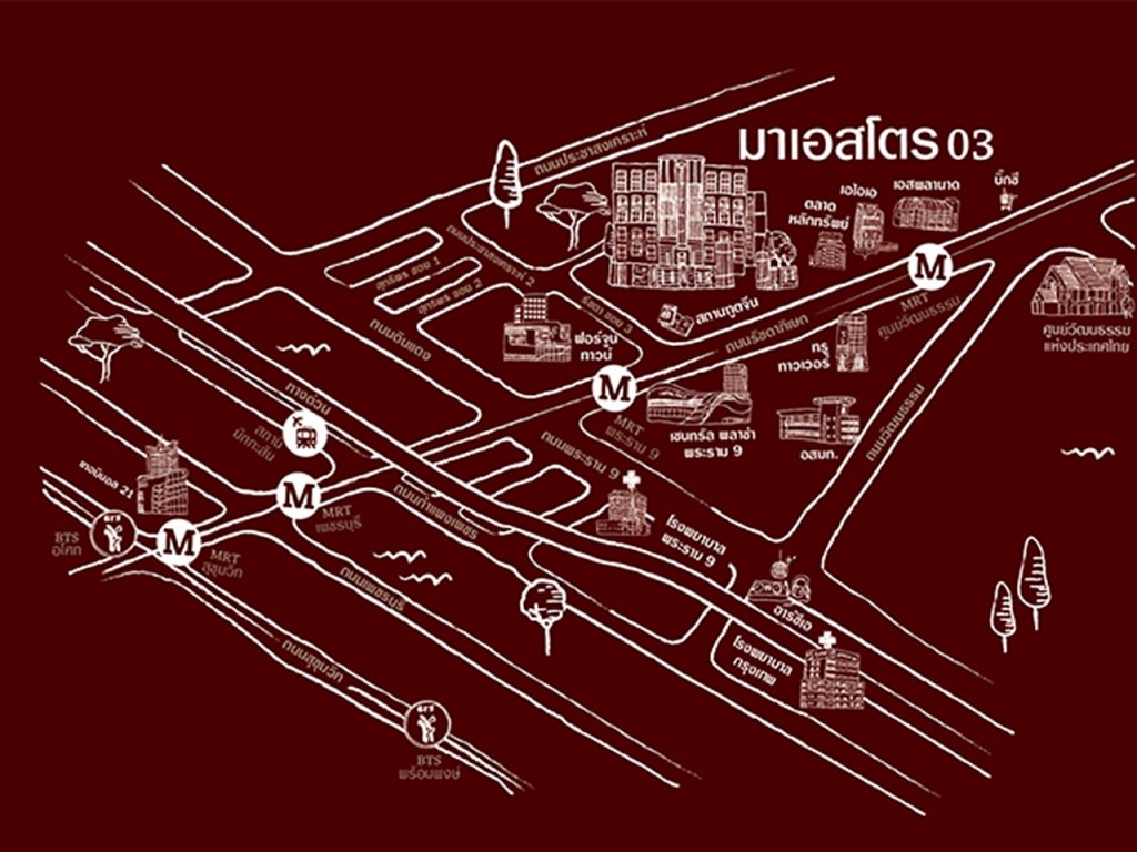 แผนที่โครงการ