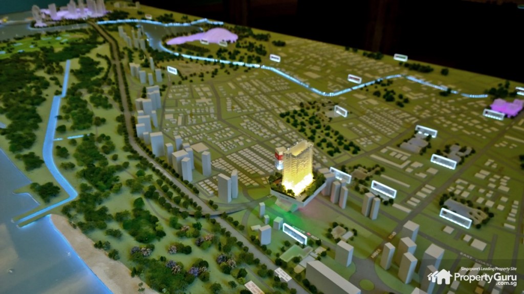 3D model of prominent places view-able from Amber Skye
