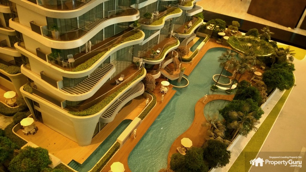 Villas and 48m lap pool