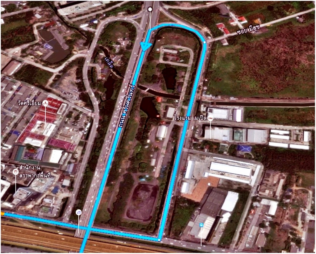 มุมหน้ามาตามถนนเส้นศรีนครินทร์