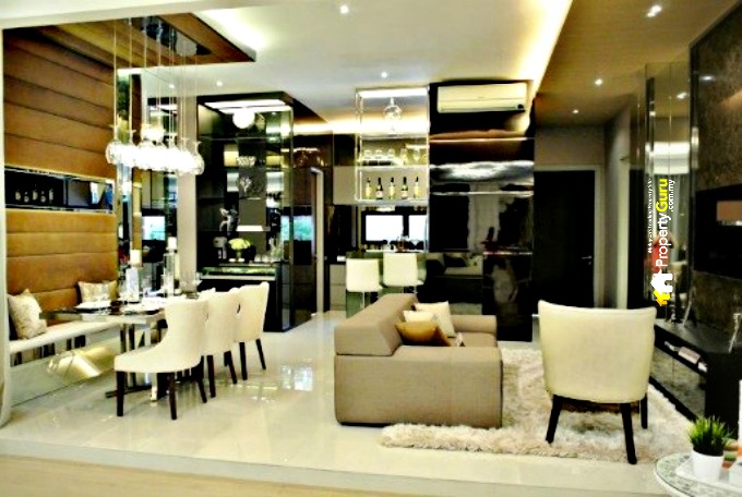 The spacious expanse of the Type E hall