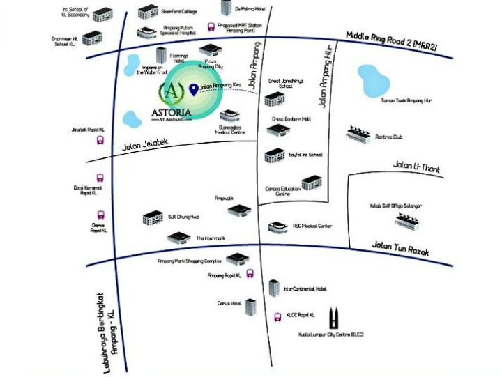 The Astoria’s location