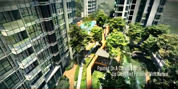 Astoria Ampang…painted on a canvas that is up close and personal with nature