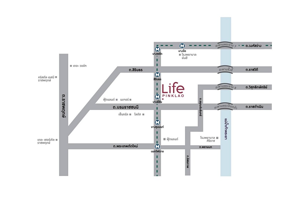 แผนที่โครงการ