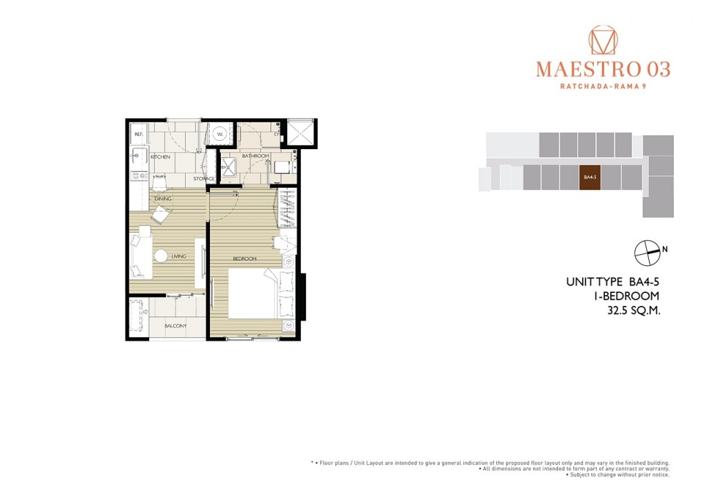 Maestro 03 Unit Layout1BR-BA4-5-002
