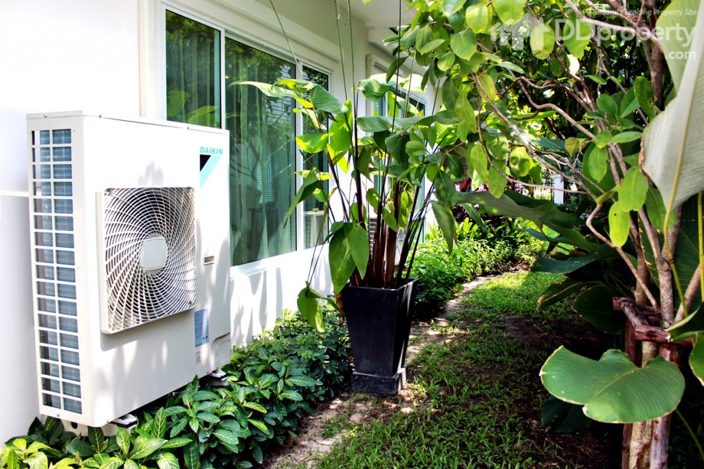 พื้นที่ Service อยู่ด้านหลัง พื้นที่โดยรอบตัวบ้าน