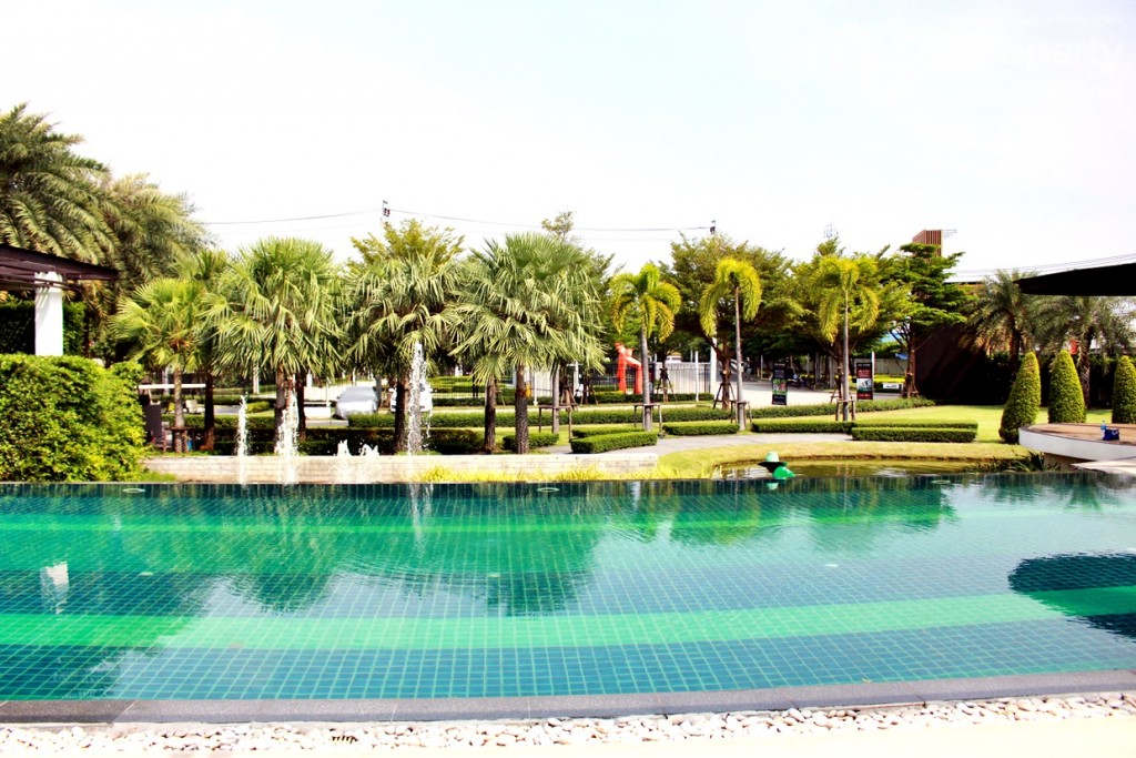 สระว่ายน้ำของโครงการขนาดใหญ้