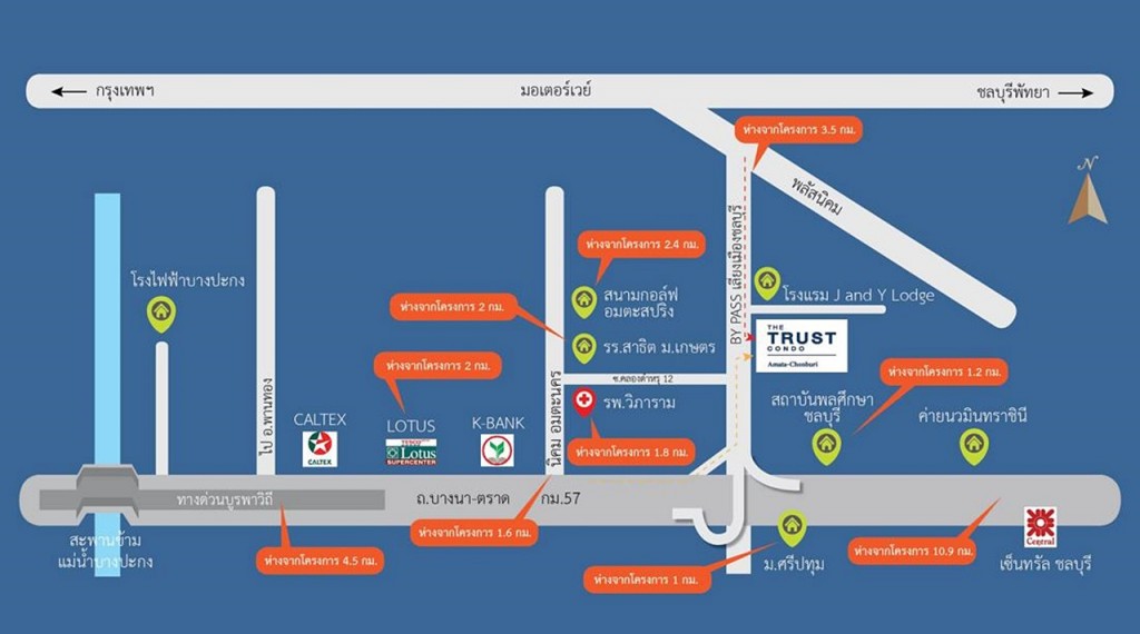 แผนที่โครงการ