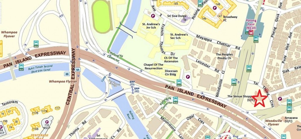 Venue Residences Map