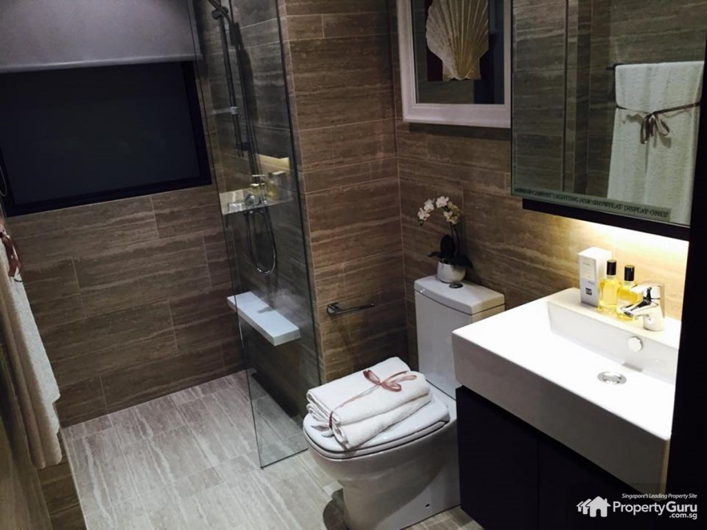 common bathroom, north park residences, three bedroom, 3 room