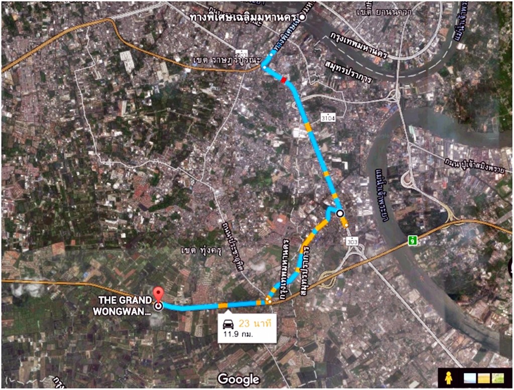 การเดินทางมายังโครงการ 