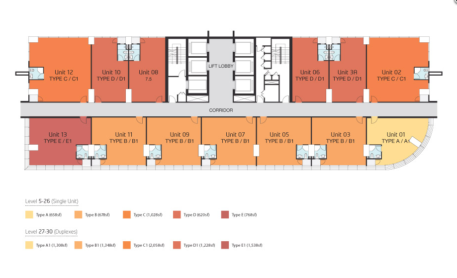 2. The floor plan for SOVO(Small office, versatile office)