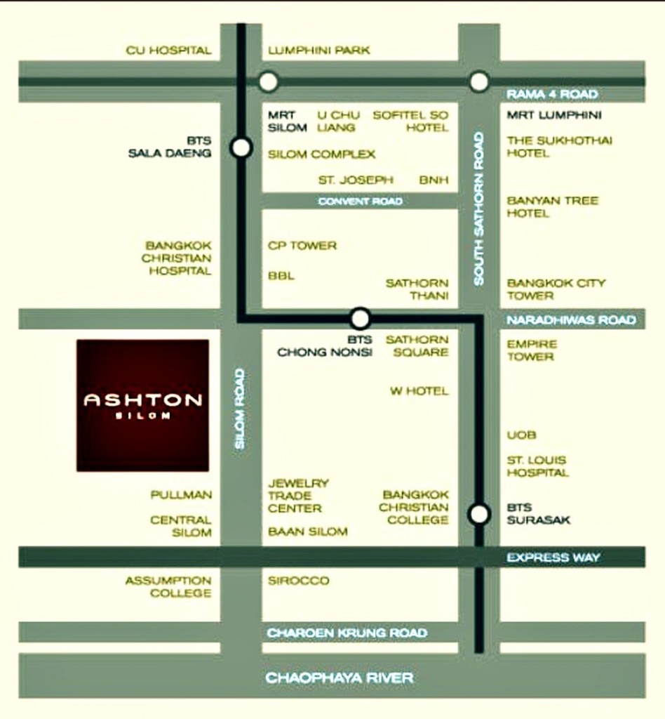 Ashton Silom Map
