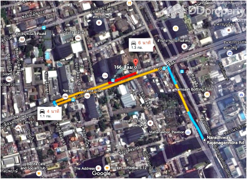 เส้นทางที่ 2 จากถนน นราธิวาส ราชนครินทร์