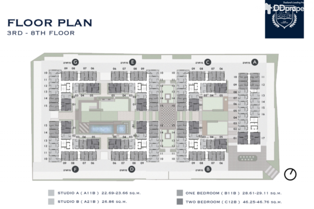 แปลนชั้น 3-8
