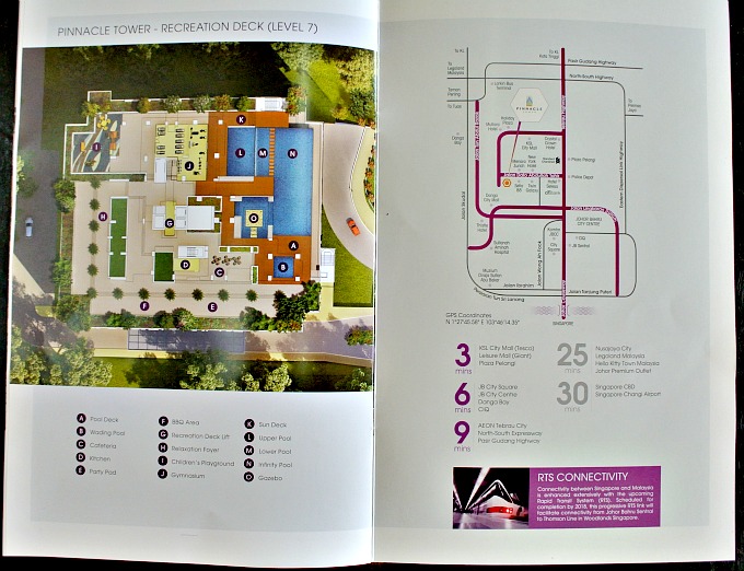 Pinacle 047 The Pinnacle facilities one page Map 1 page