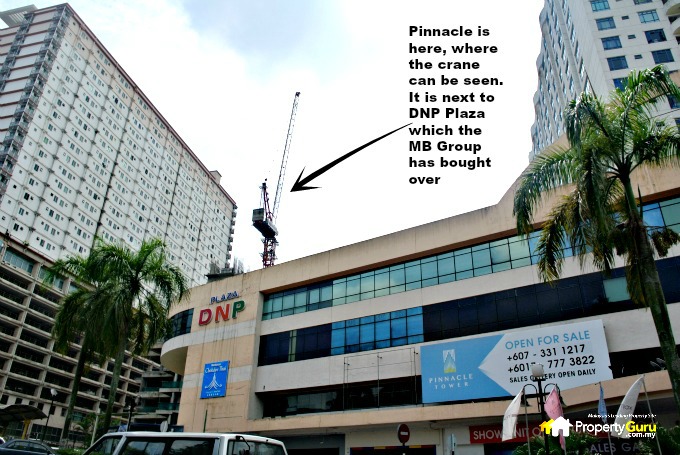 Pinnacle 007 PINNACLE MB group DNP Plaza where showrrom is and project is too