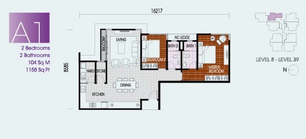 Pinnacle 048 PINNACLE FLOOR PLAN A1