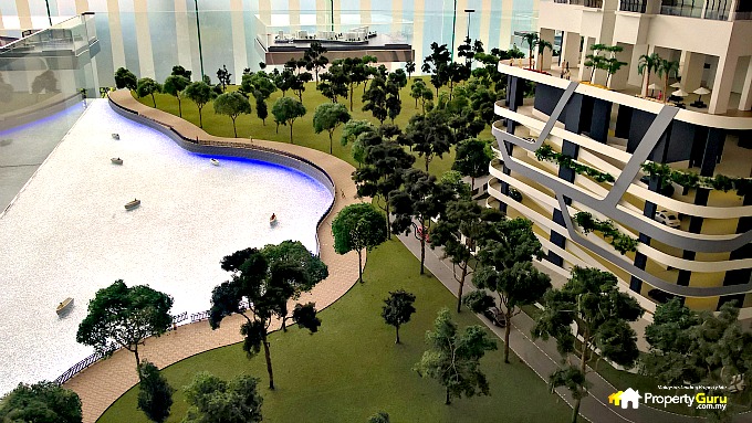 Sovereign Bay 024 Towers Facing the Straits and Singapore Model