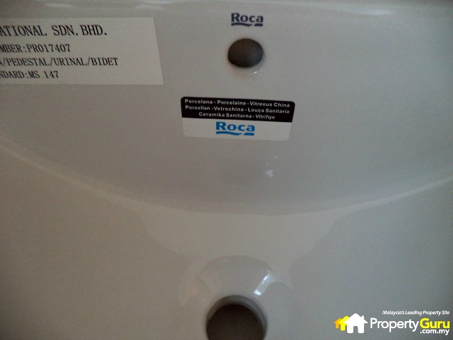 Bathroom fittings and water closet by Roca