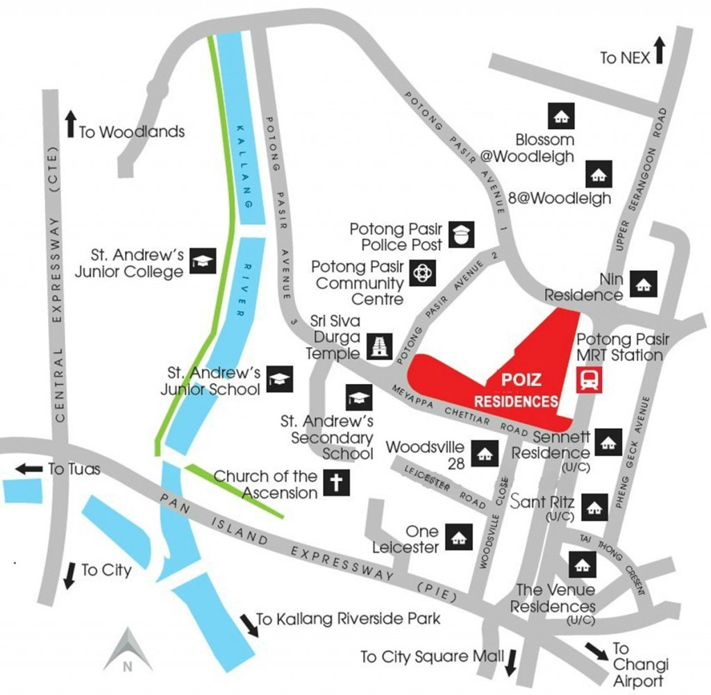 amenities, nearby, schools, potong pasir, facilities