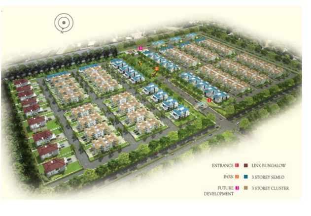 indah heights site plan