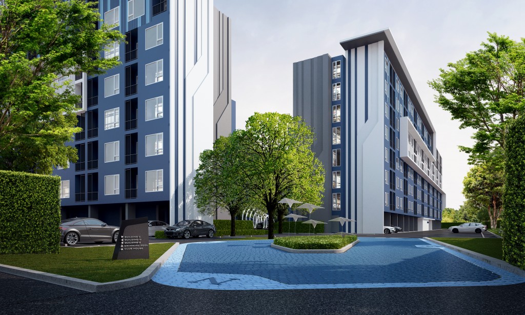 พื้นที่บริเวณตึก B, C ,D