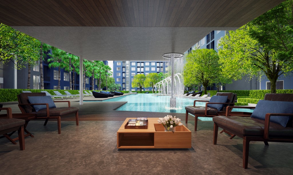 พื้นที่ส่วนกลาง 1 ไร่