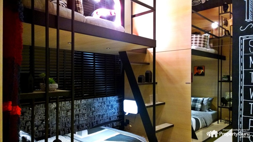 Alex Residences 3BR common bedroom with bunk bed