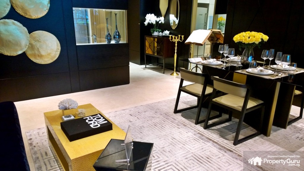 Alex Residences 3BR living and dining area