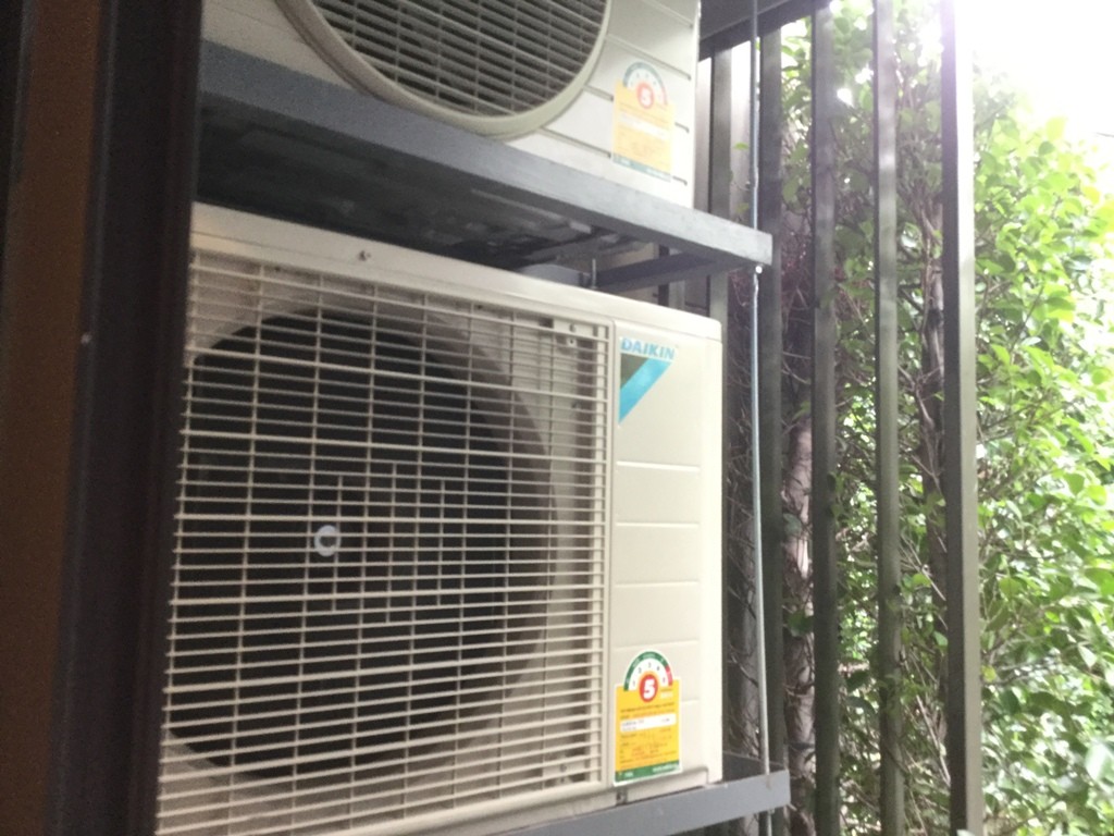 เครื่องปรับอากาศมาพร้อมตัวโครงการ