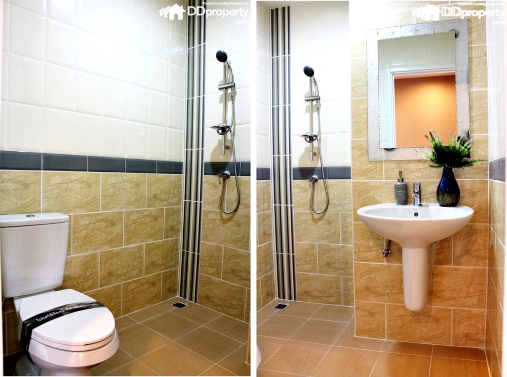 มุมมองภายในห้องน้ำชั้น 3 ซึ่งมีทุกอย่างไม่แตกต่างจากห้องอื่นๆ