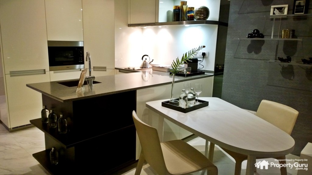 arina One Residences 1BR cooking and dining area