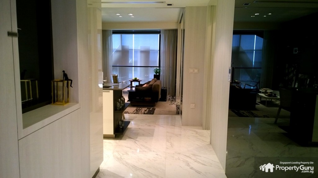 Marina One Residences 1BR main entrance 