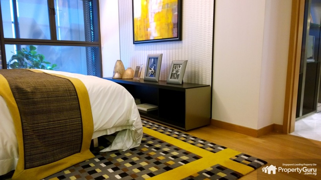 Marina One Residences 2BR master bedroom 