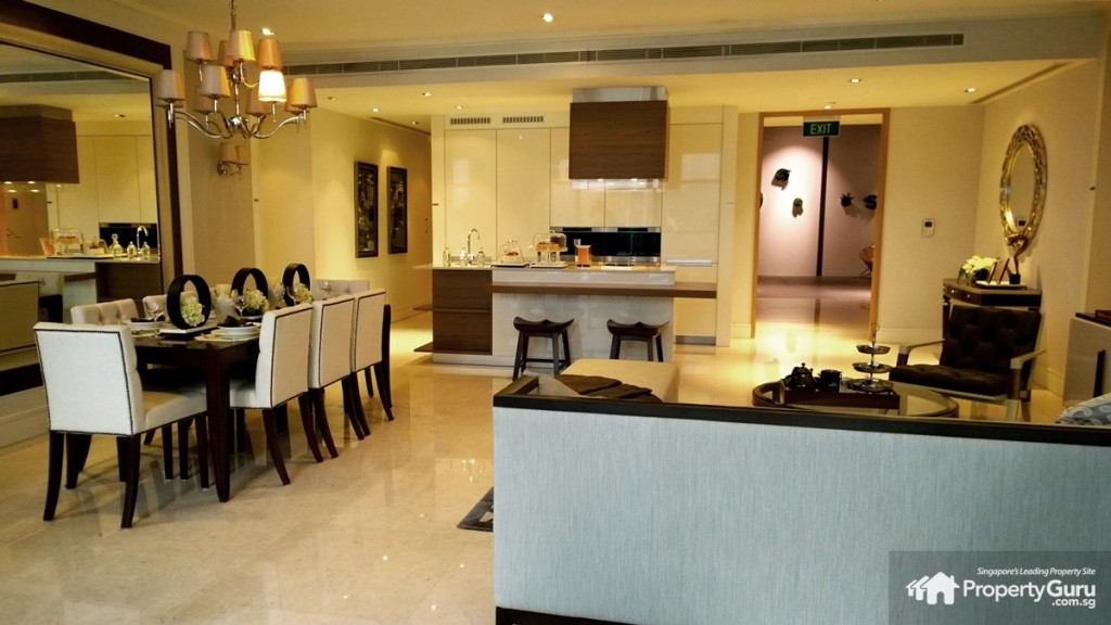 Marina One Residences 4BR living area