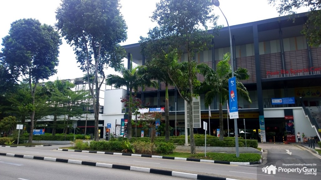 Pasir Ris Sports Centre and MacDonald's