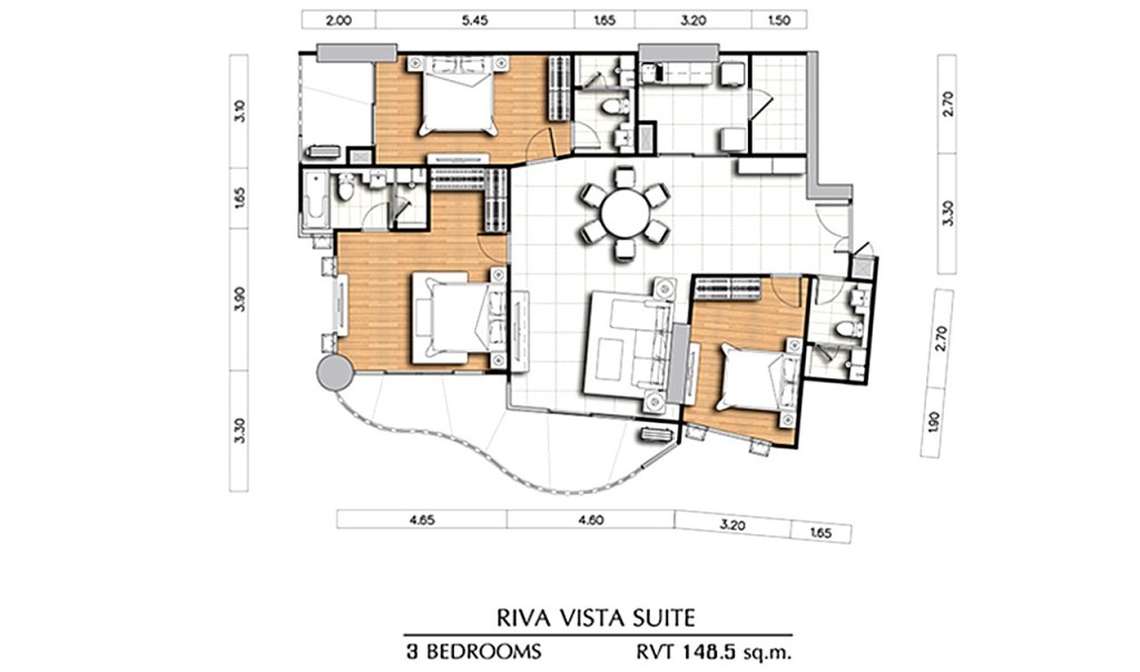 Riva Plan RoomTowerB-C_RVS_3bed_148.5sqm-011