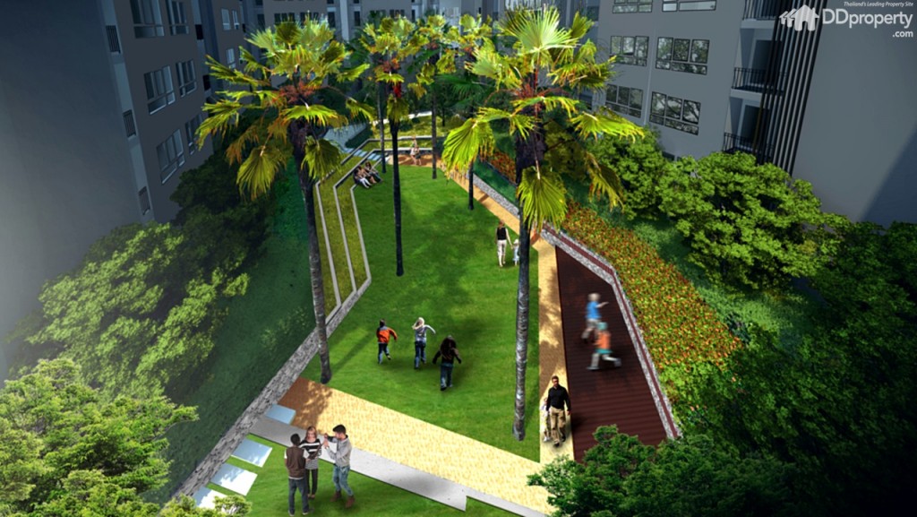 สวนขนาดใหญ่ภายในโครงการ