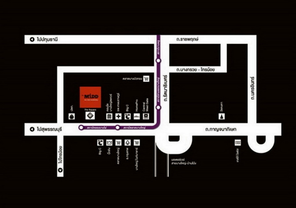 The Midd Condo Bangyai3 Location