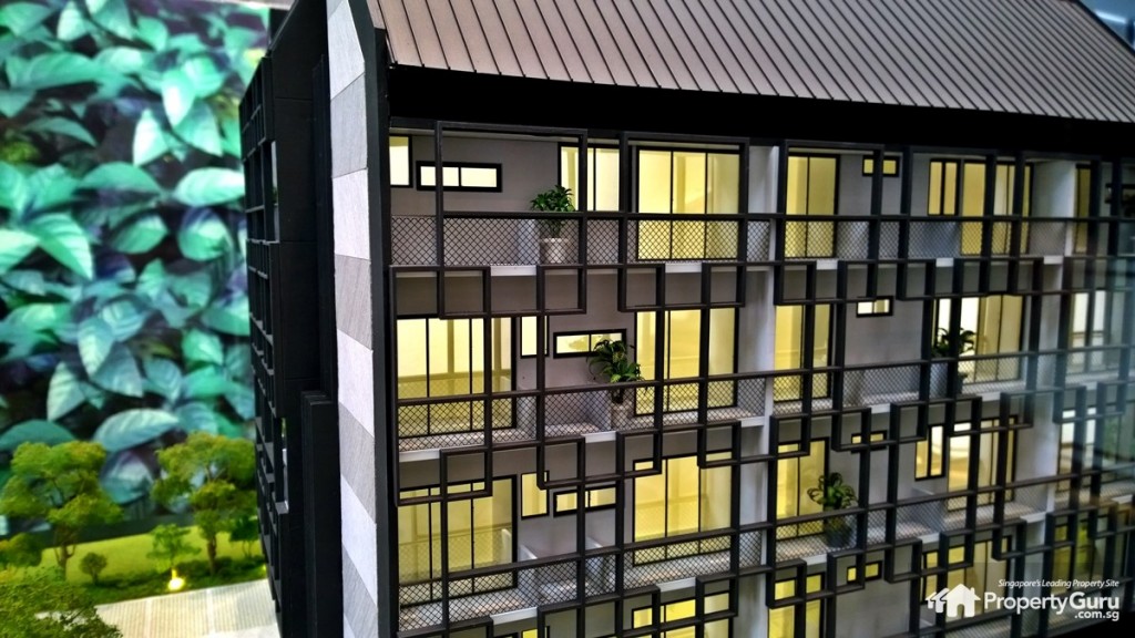 The Orient side facade