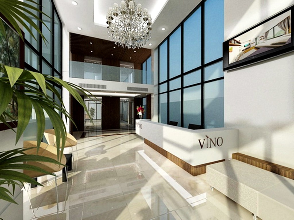 Lobby ชั้น 1 แบบ Double ceiling