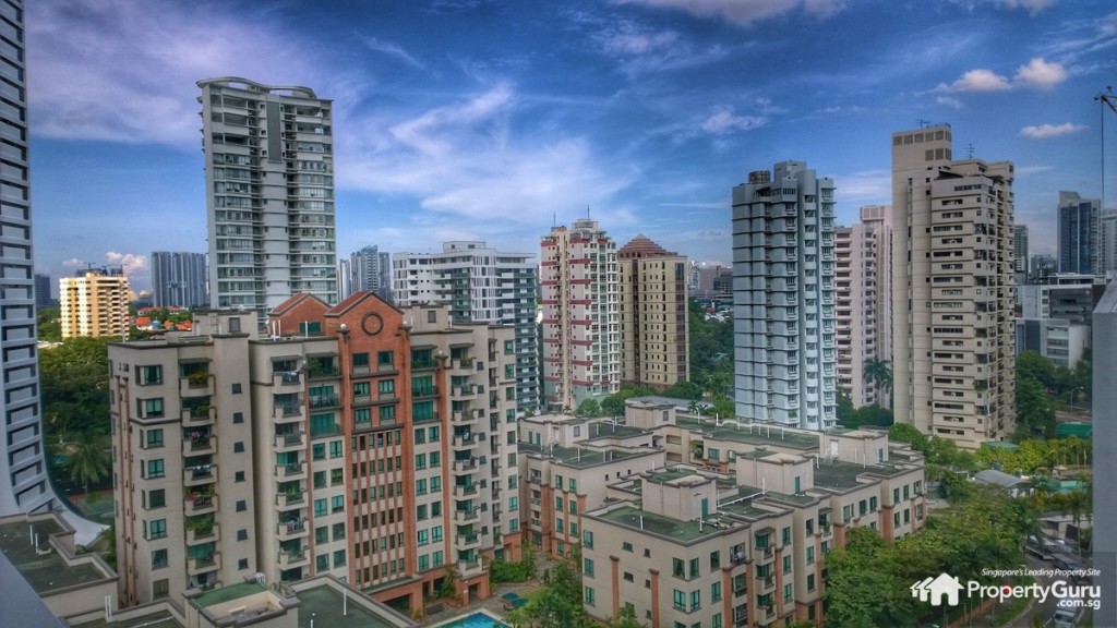 View from the penthouse's terrace
