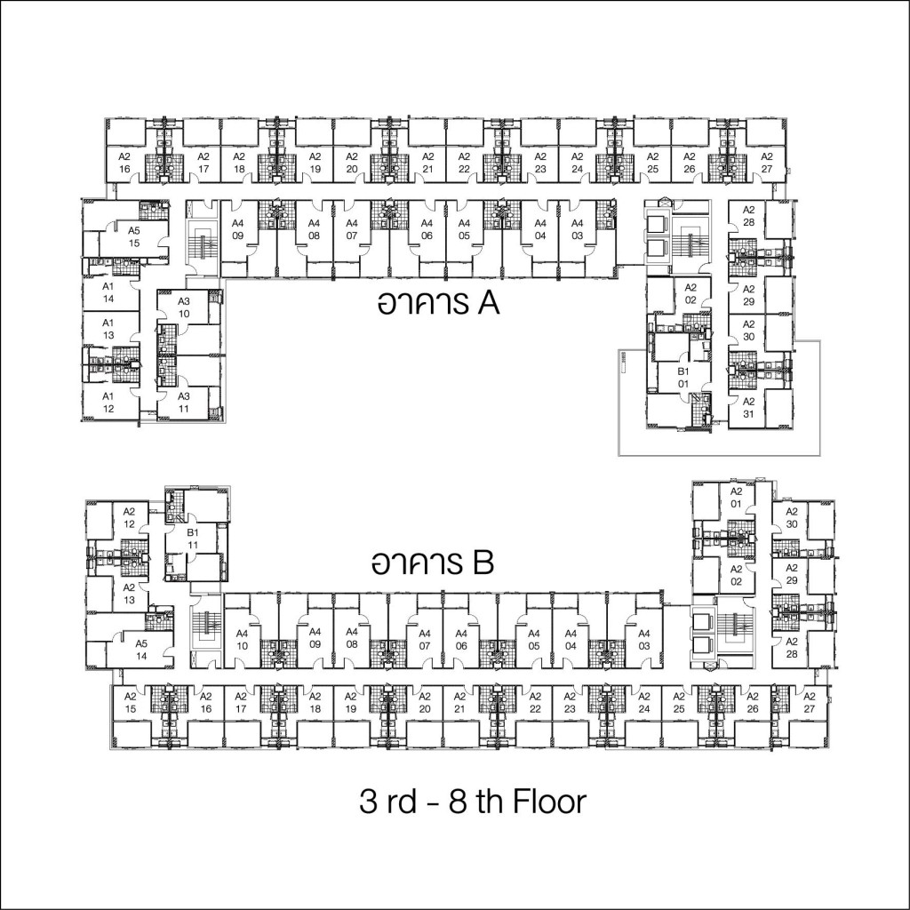 floor plan 3-8 fl