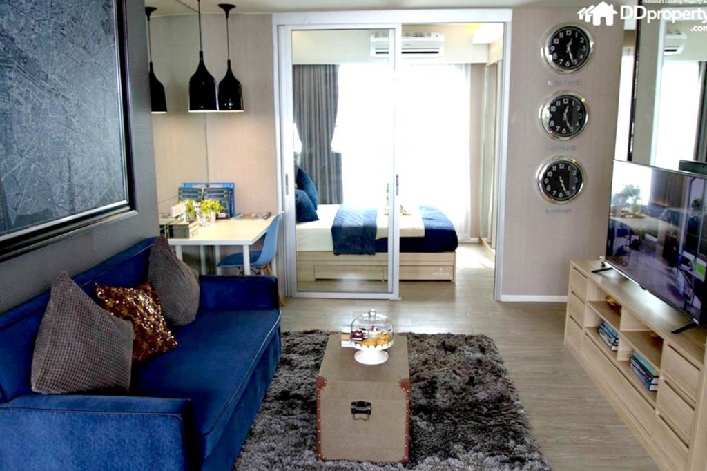 มุมมองภายในห้องตัวอย่าง ซึ่งดูไม่ค่อยแตกต่างจากแบบแรก