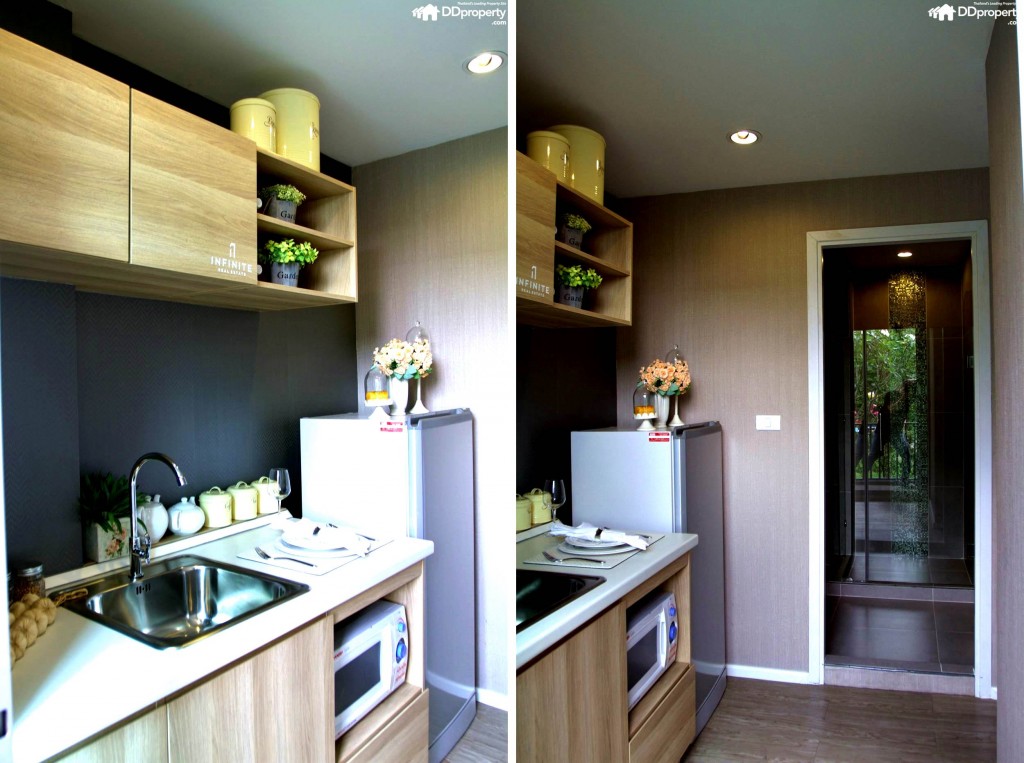 เฟอร์นิเจอร์ห้องครัวบิลท์อินติดกำแพง