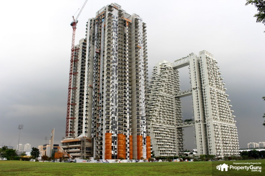 Photo of Sky Habitat during construction